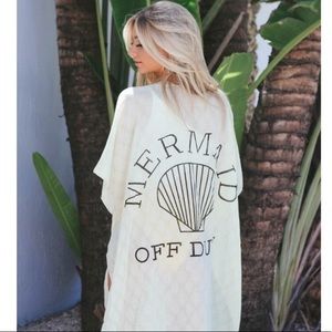 🆕🐚Mermaid Off Duty Kimono Cover-up